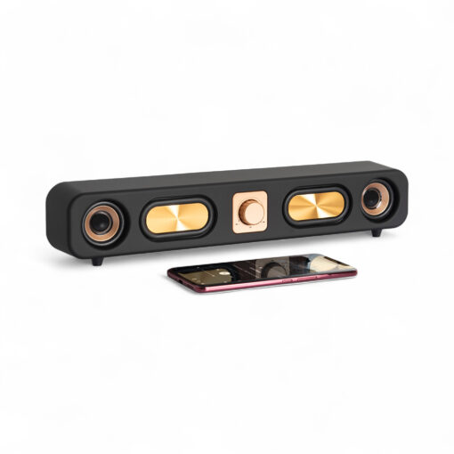 Uhome Hi-Res Retro Bluetooth Mini Soundbar - Image 19