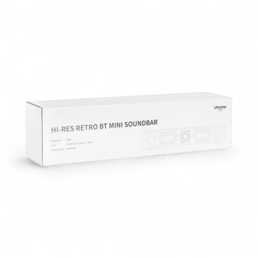 Uhome Hi-Res Retro Bluetooth Mini Soundbar - Image 25