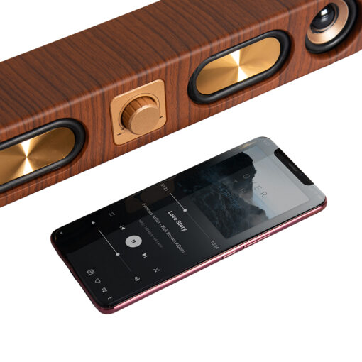 Uhome Hi-Res Retro Bluetooth Mini Soundbar - Image 7