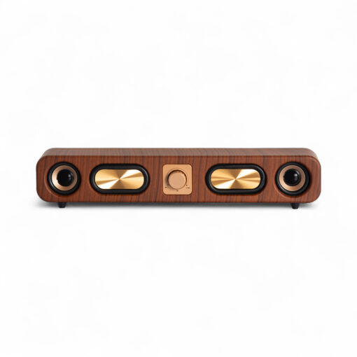 Uhome Hi-Res Retro Bluetooth Mini Soundbar - Image 3
