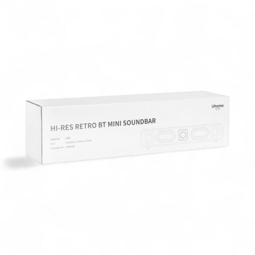 Uhome Hi-Res Retro Bluetooth Mini Soundbar - Image 17