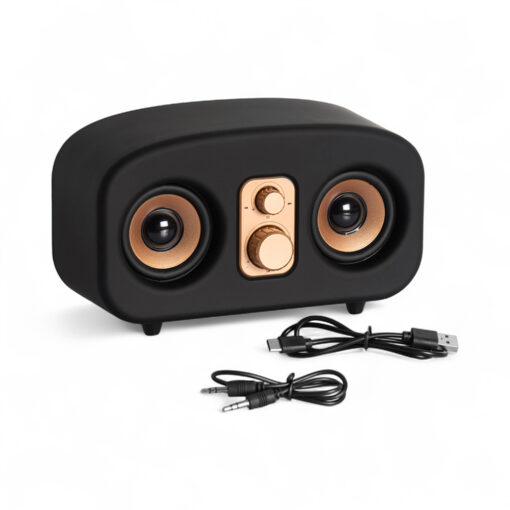 Uhome Hi-Res Retro Bluetooth Speaker - Image 6