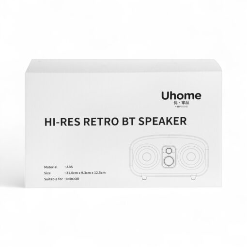Uhome Hi-Res Retro Bluetooth Speaker - Image 15