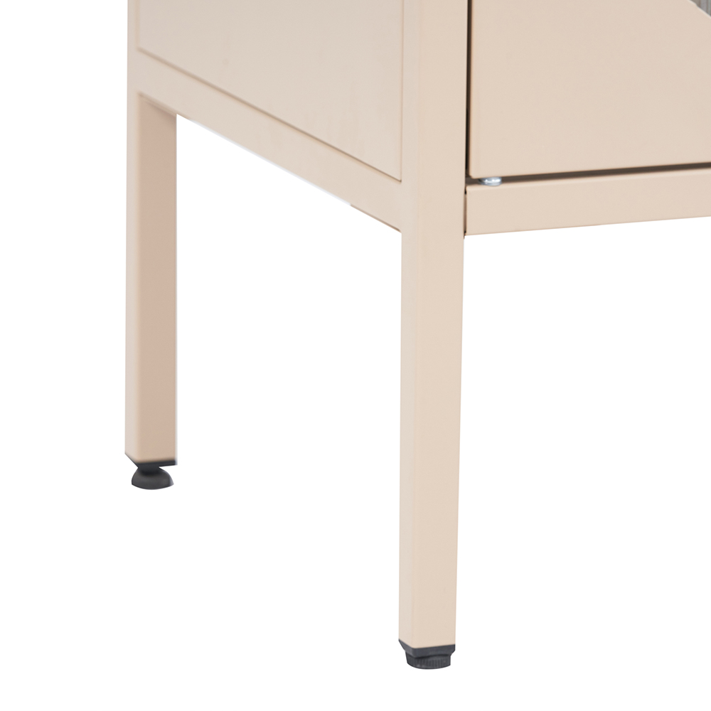 Ricca 2 Glass Doors Cabinet - Image 13