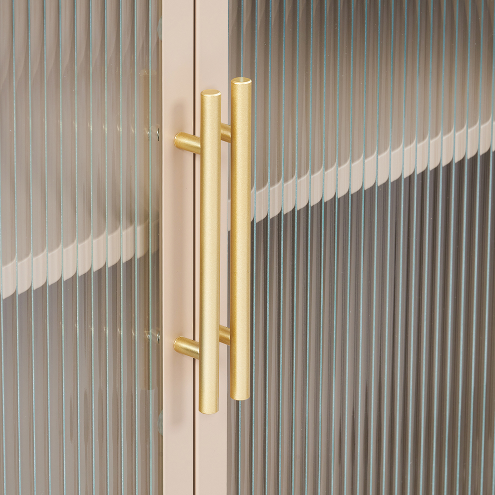 Ricca 2 Glass Doors Cabinet - Image 10