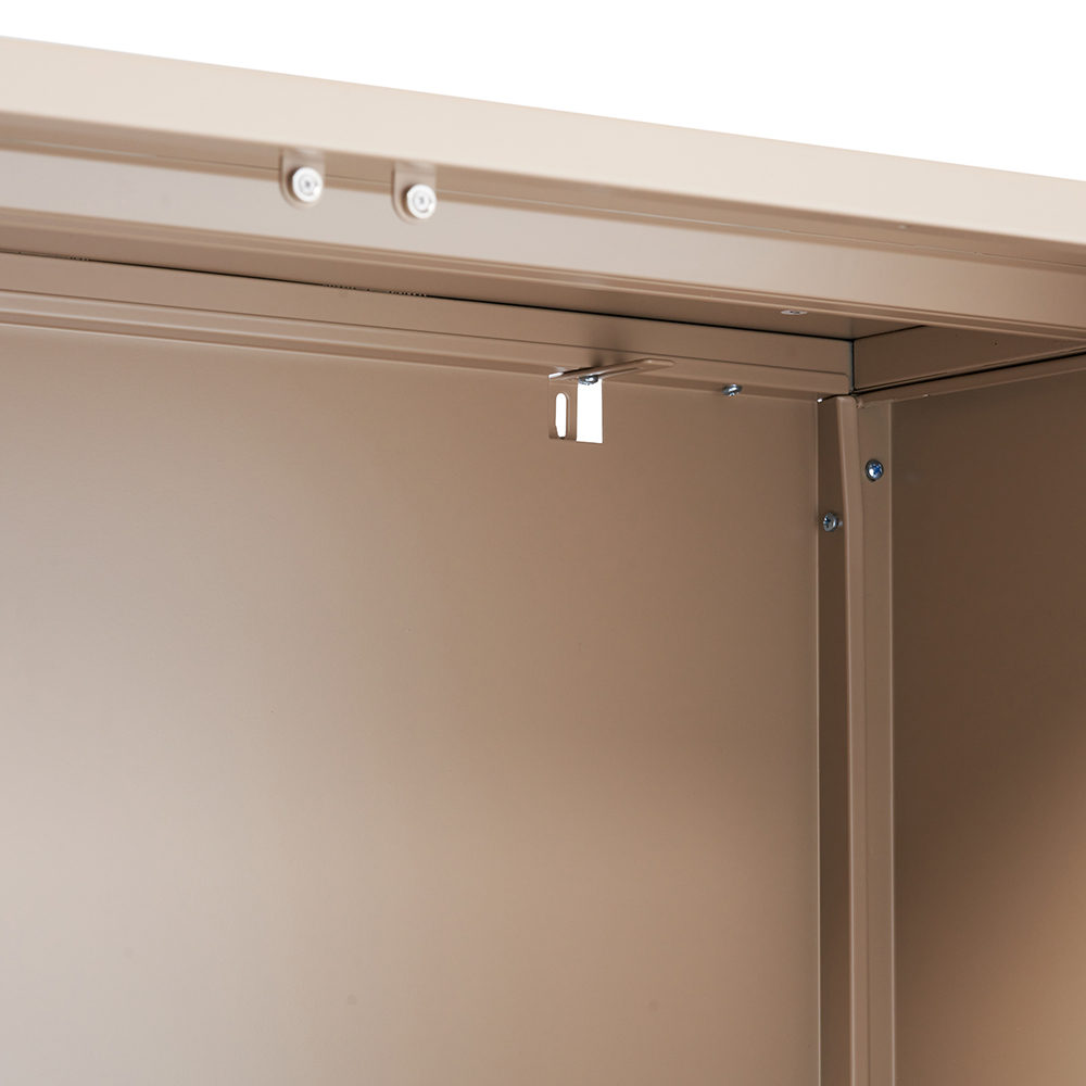 Ricca 2 Glass Doors Cabinet - Image 12