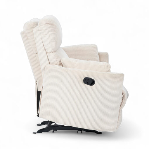 Alessia 2 Seater Rocker Recliner Sofa with Console - Image 9