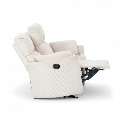 Alessia 2 Seater Rocker Recliner Sofa with Console - Image 11