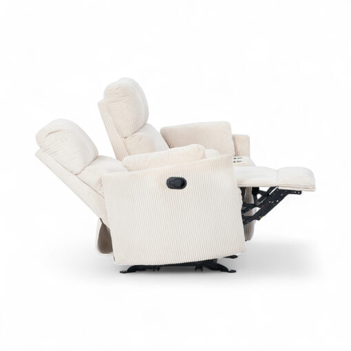 Alessia 2 Seater Rocker Recliner Sofa with Console - Image 12