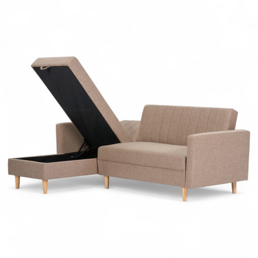 Agata Reversible L Shaped Sofa Bed - Image 2