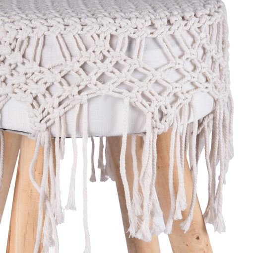 Macrame Stool - Image 3