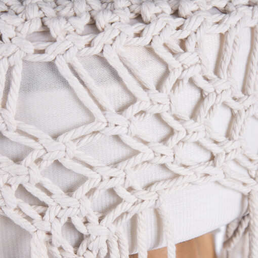Macrame Stool - Image 4