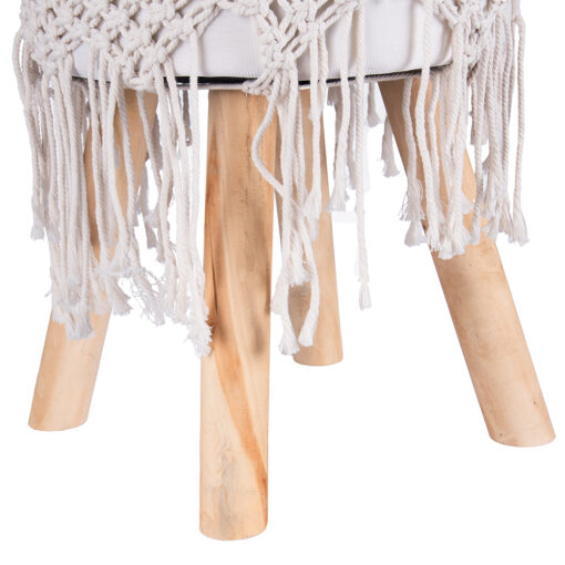 Macrame Stool - Image 6