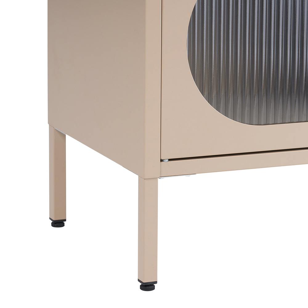 Ricca 4 Glass Doors TV Cabinet - Image 12