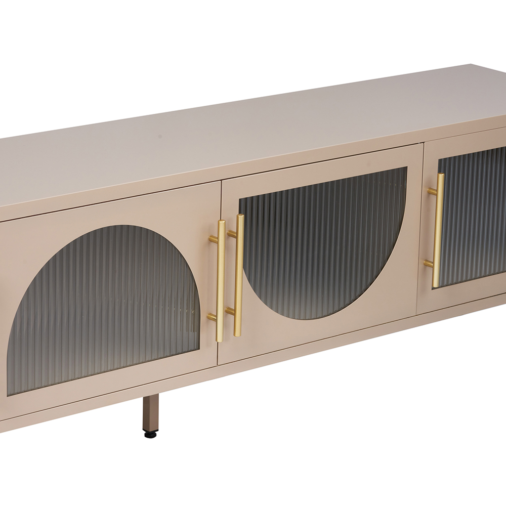 Ricca 4 Glass Doors TV Cabinet - Image 9