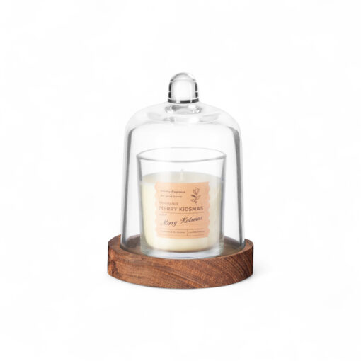 Scented Candle with Glass Dome (110g)