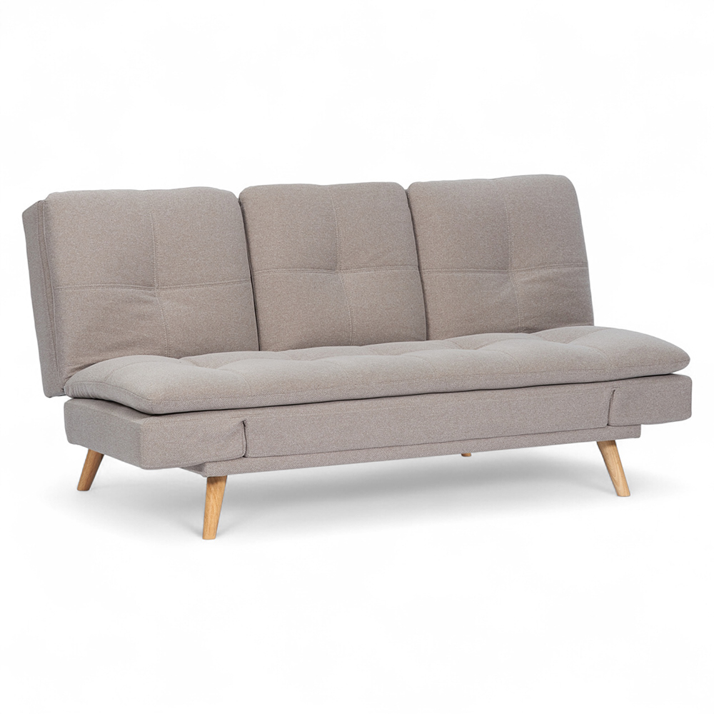 Hugh 3 Seater Sofa Bed with Cup Holder - Image 7