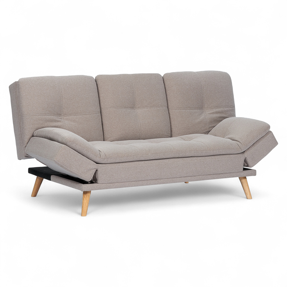Hugh 3 Seater Sofa Bed with Cup Holder - Image 5