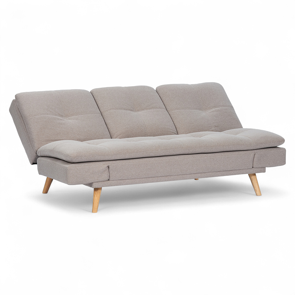 Hugh 3 Seater Sofa Bed with Cup Holder - Image 3