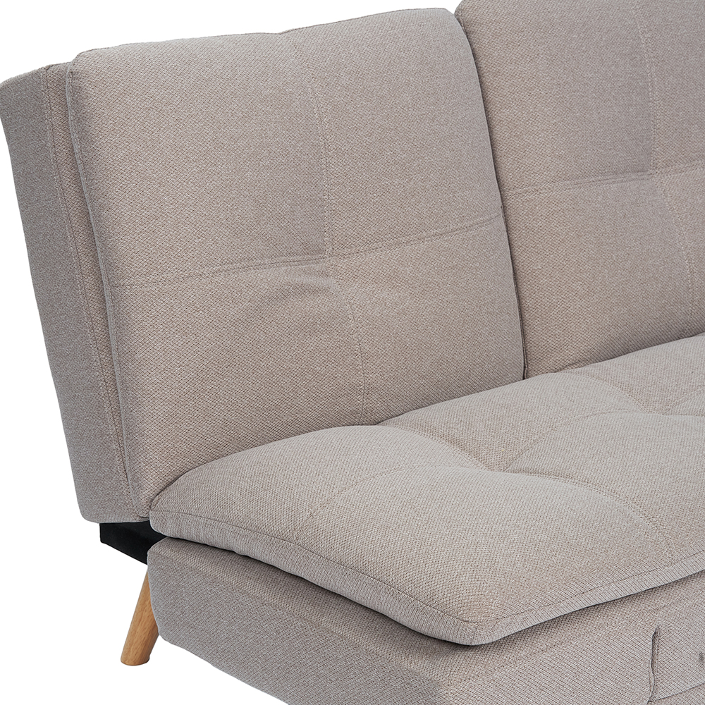 Hugh 3 Seater Sofa Bed with Cup Holder - Image 16