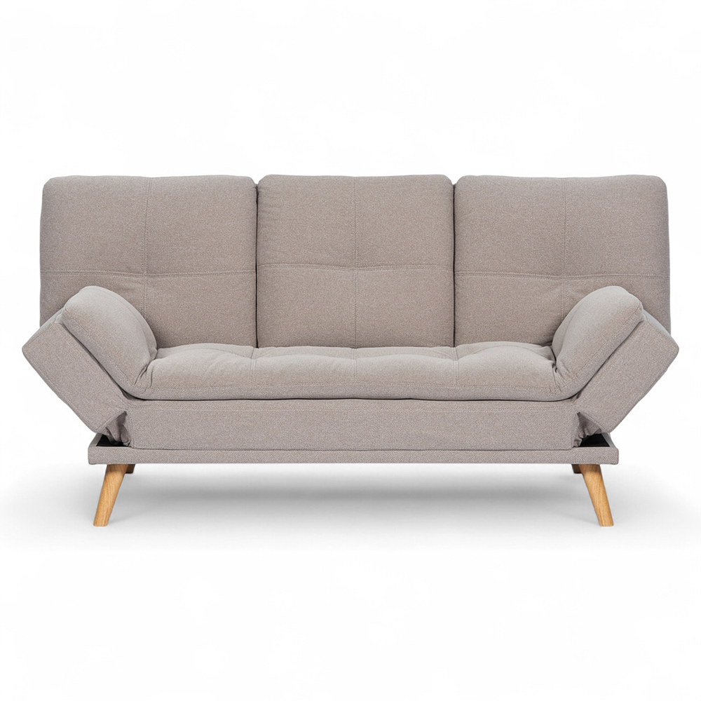Hugh 3 Seater Sofa Bed with Cup Holder - Image 14