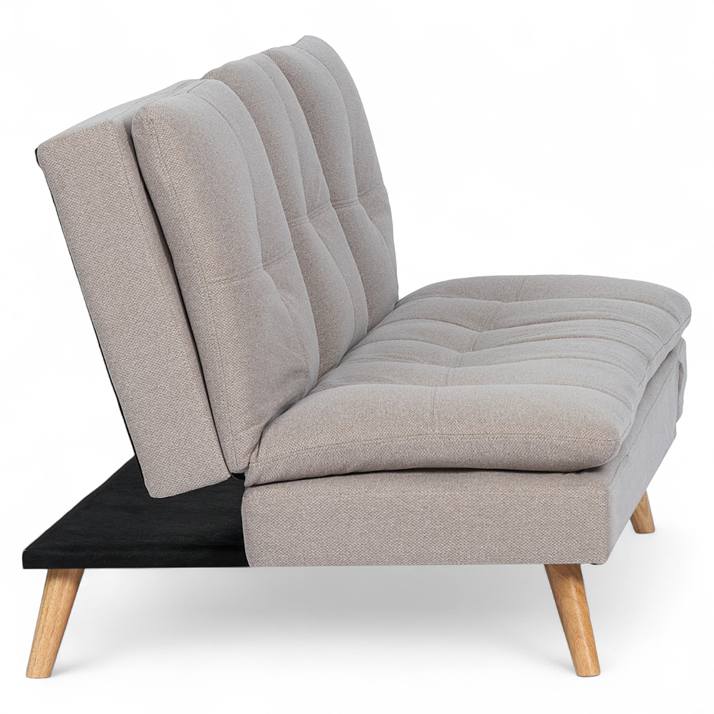 Hugh 3 Seater Sofa Bed with Cup Holder - Image 8