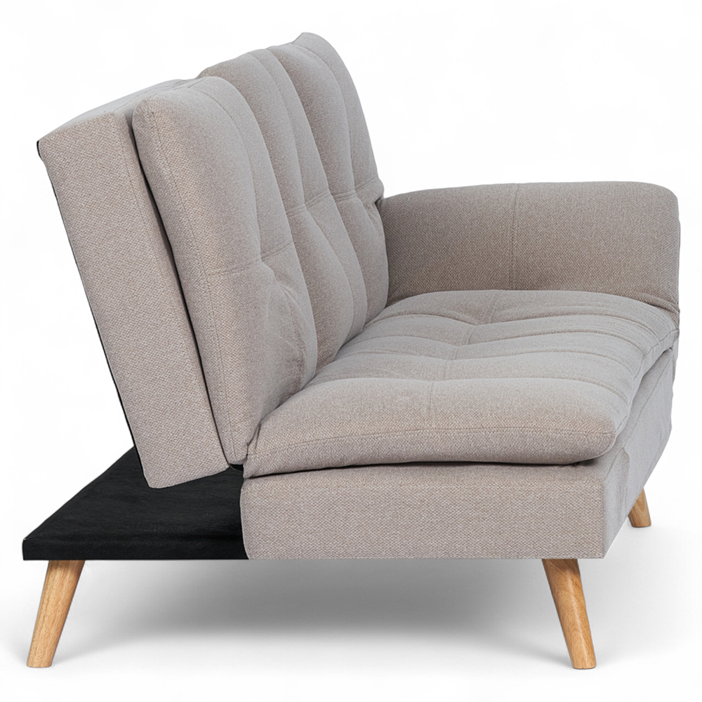 Hugh 3 Seater Sofa Bed with Cup Holder - Image 10