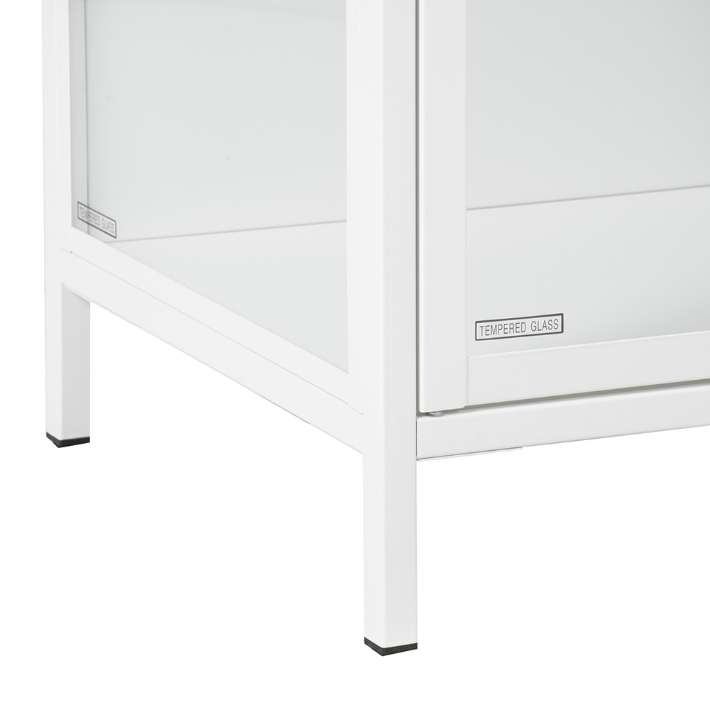 Nina Display Cabinet (5 Tier with 2 Glass Doors) - Image 8