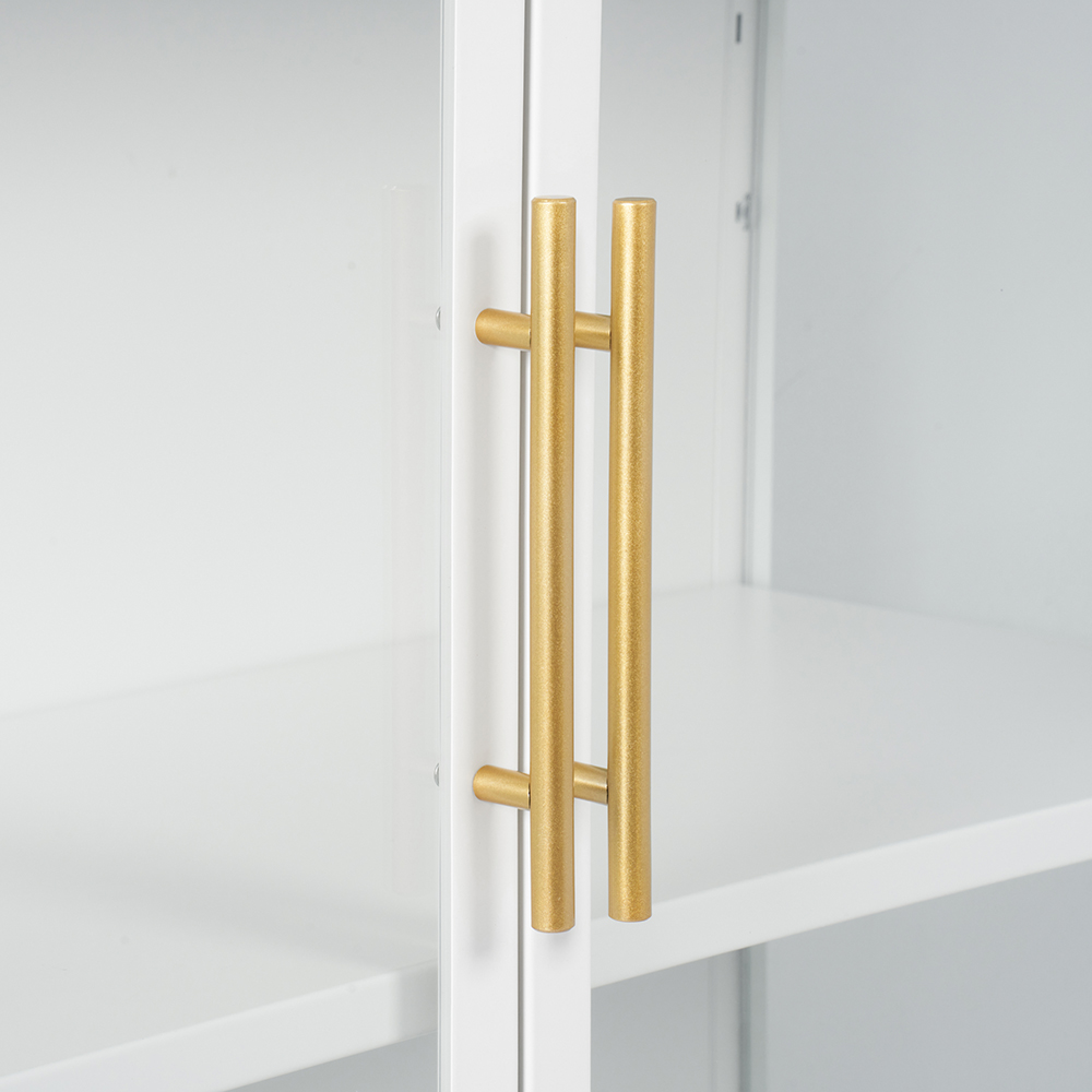 Nina Display Cabinet (5 Tier with 2 Glass Doors) - Image 5