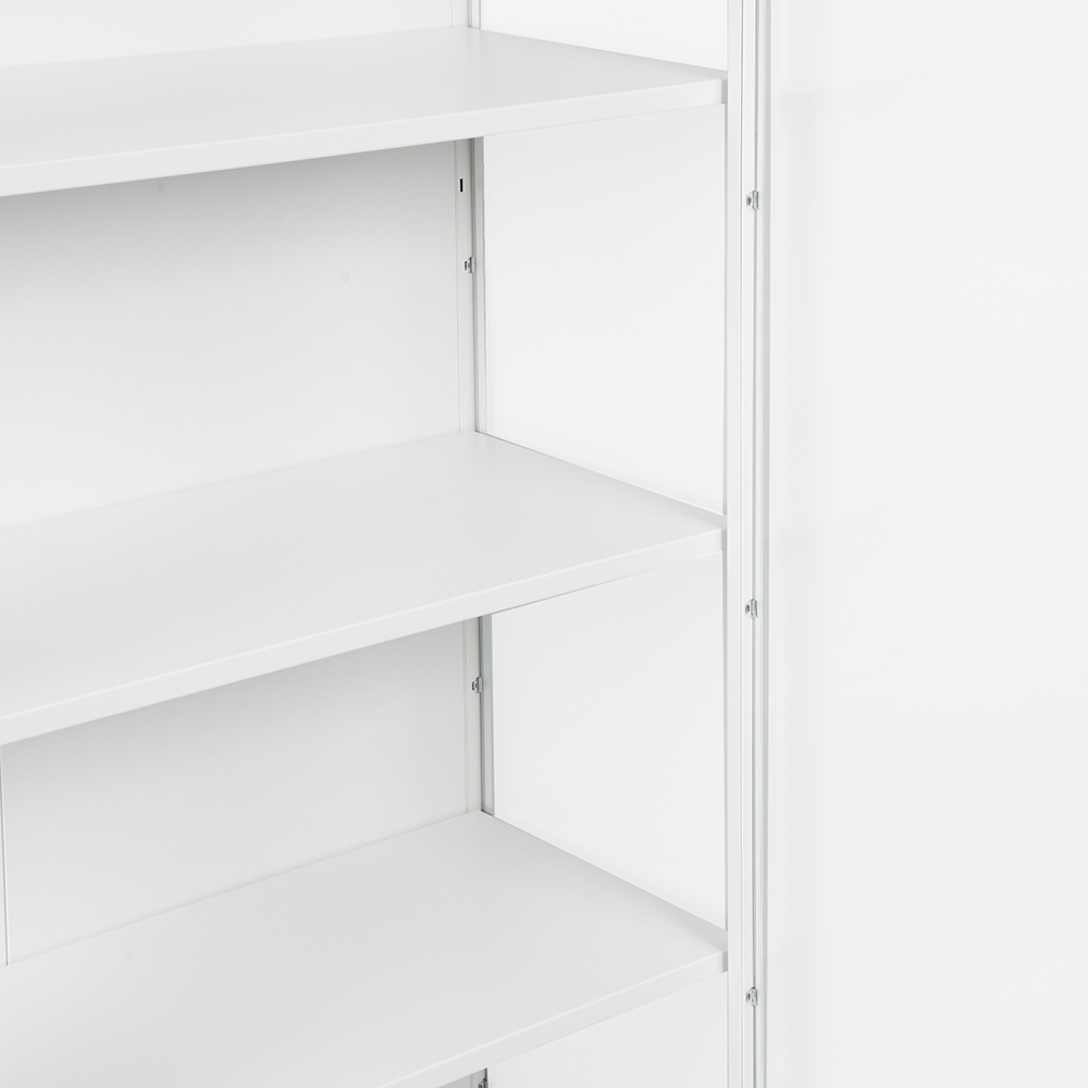 Nina Display Cabinet (5 Tier with 2 Glass Doors) - Image 6