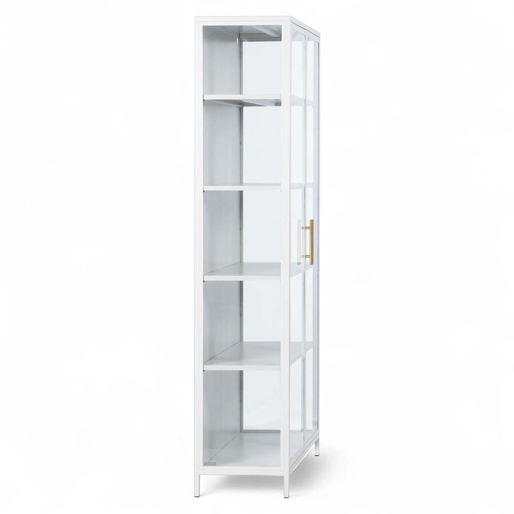 Nina Display Cabinet (5 Tier with 2 Glass Doors) - Image 3