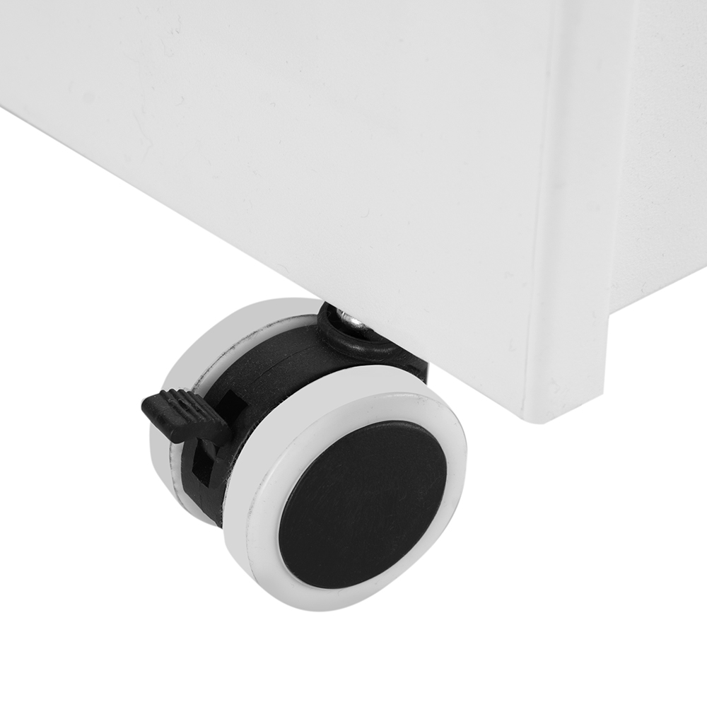 Diaz Bedside Table with Wheels (2 Drawers) - Image 9