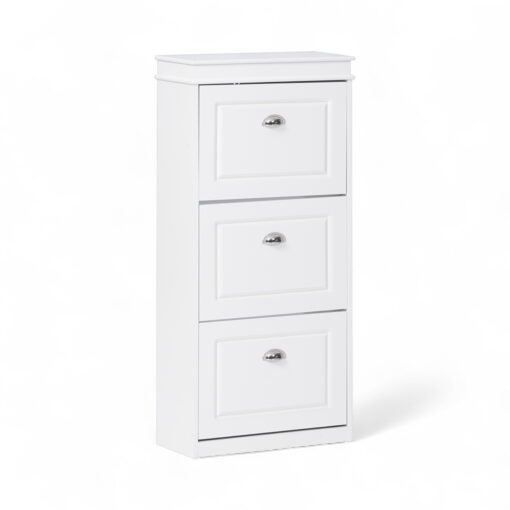 Margarett Shoe Cabinet (3 Flip Drawers)
