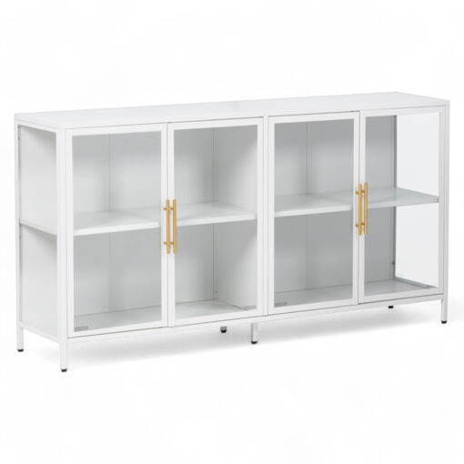 Nina TV Cabinet (4 Glass Doors)