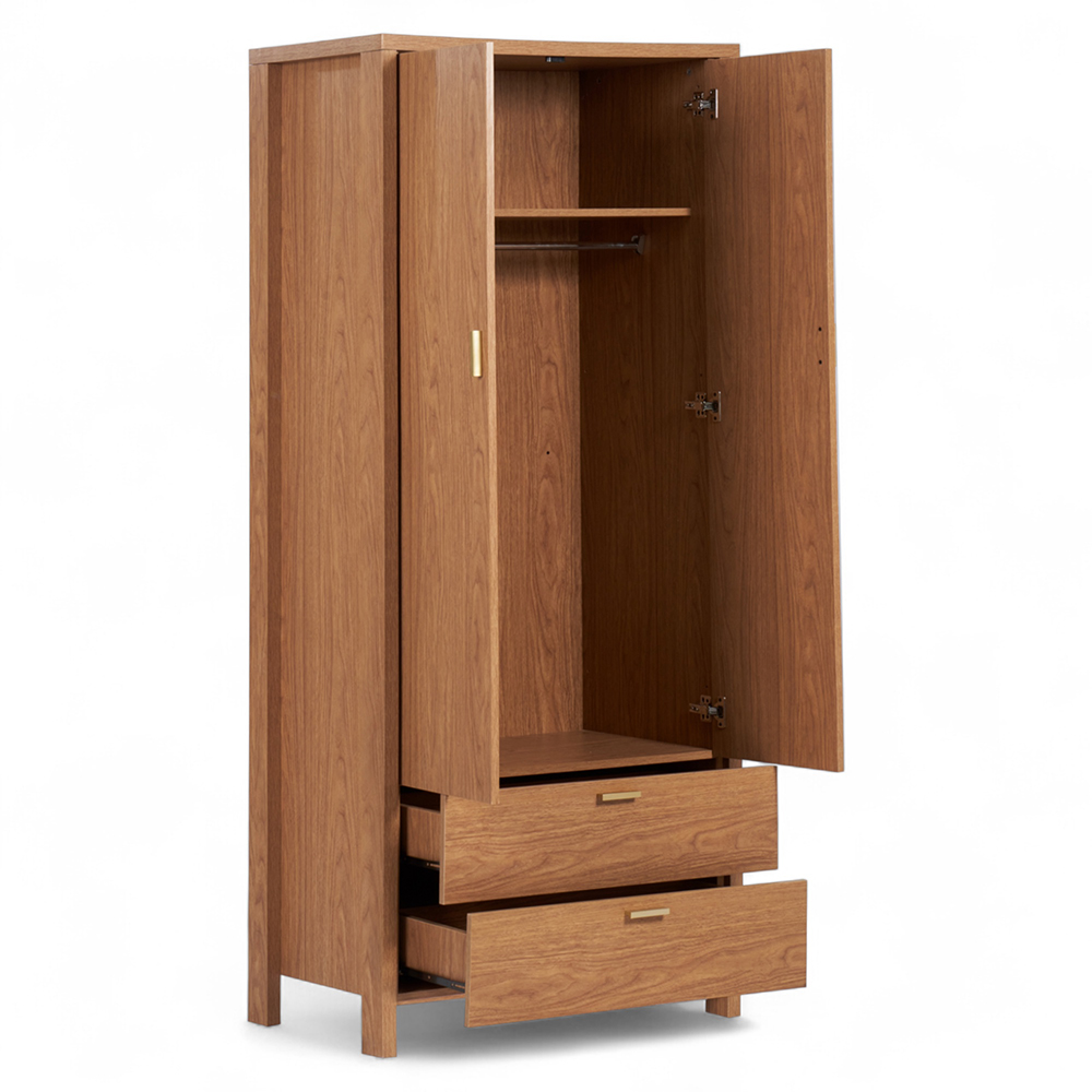 Janelle Wardrobe (2 Doors 2 Drawers) - Image 3