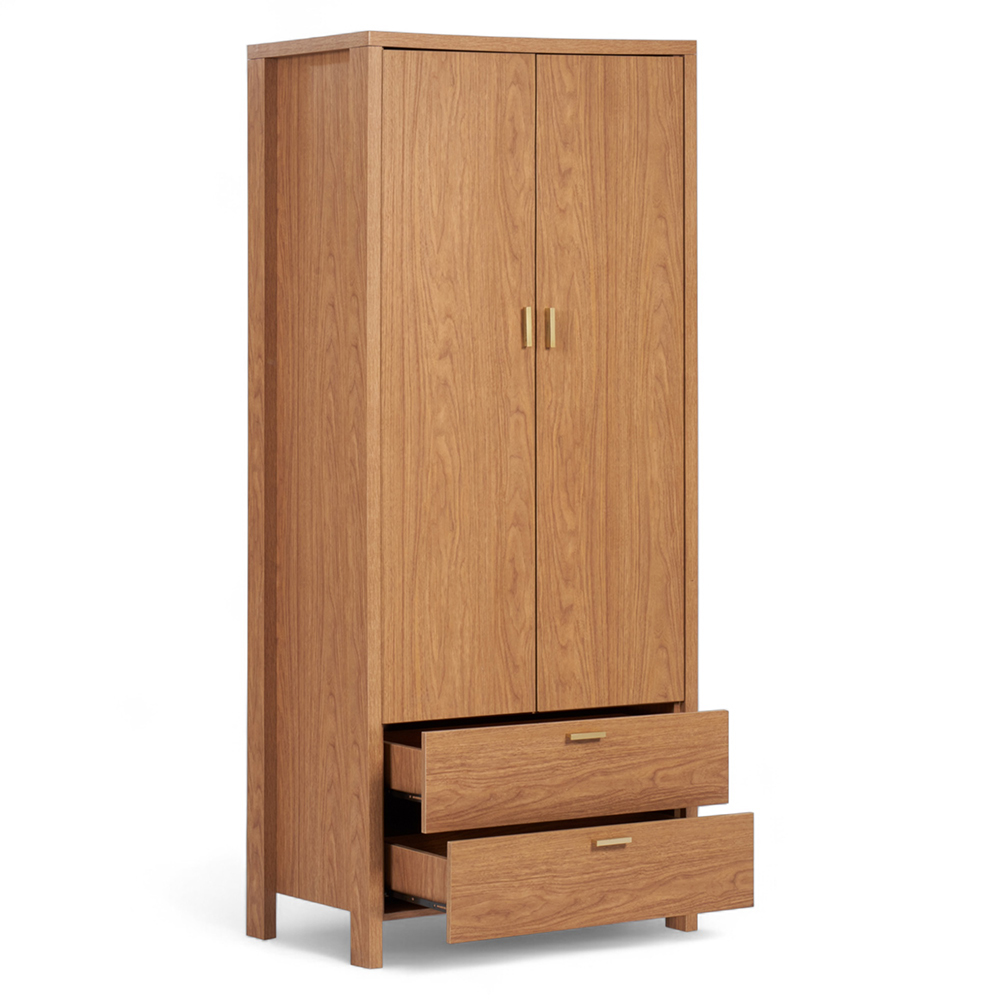 Janelle Wardrobe (2 Doors 2 Drawers) - Image 4