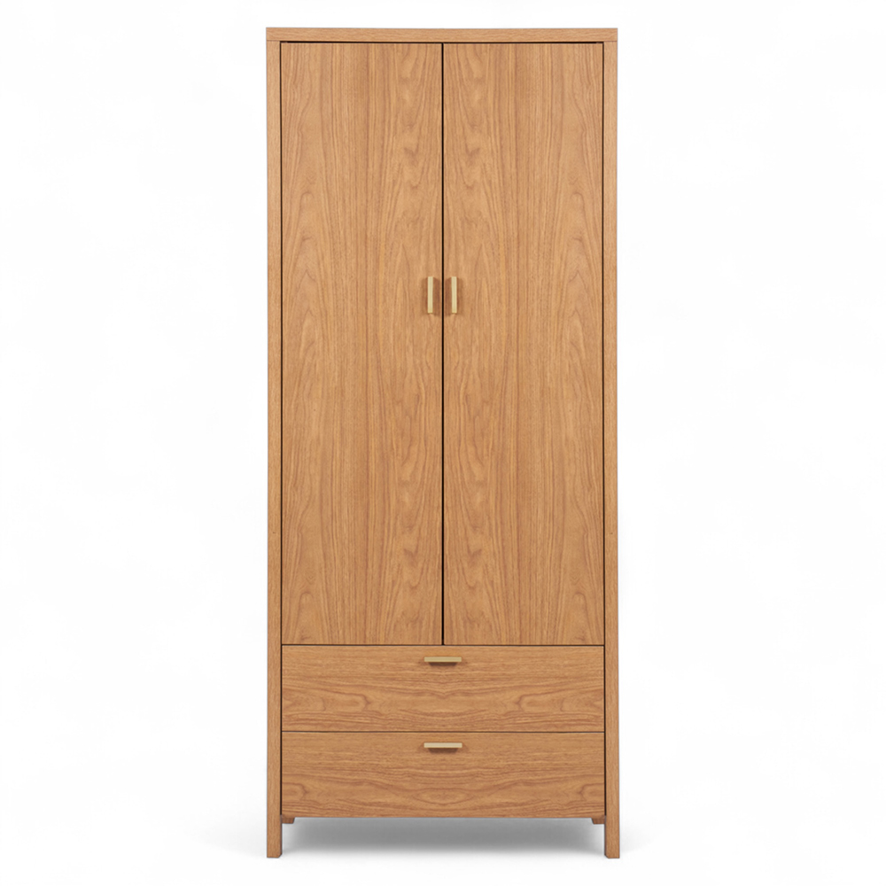 Janelle Wardrobe (2 Doors 2 Drawers) - Image 5