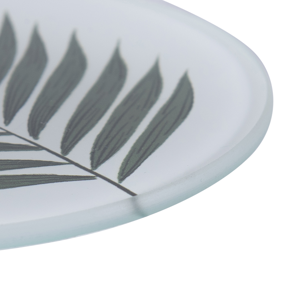 Glass Coaster with Felt Bottom (Set of 4) - Image 9