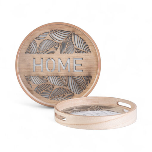 Wooden Tray (Set of 2)