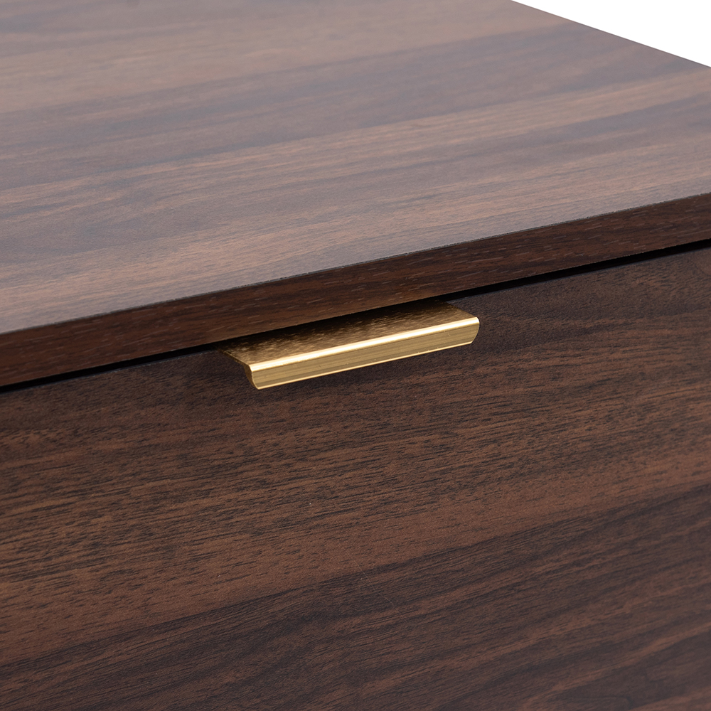 Mocha Lux 2 Drawer Pedestal - Image 8