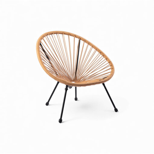 Nadin PP Rattan Moon Chair for Kids