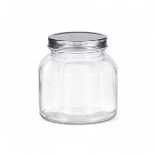 Glass Jar with Tin Lid