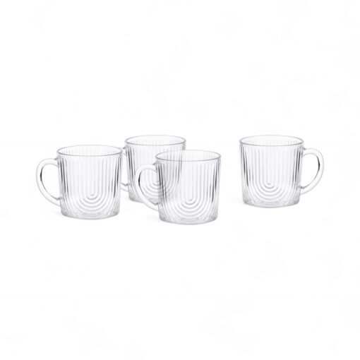 Glass Mugs (Set of 4)