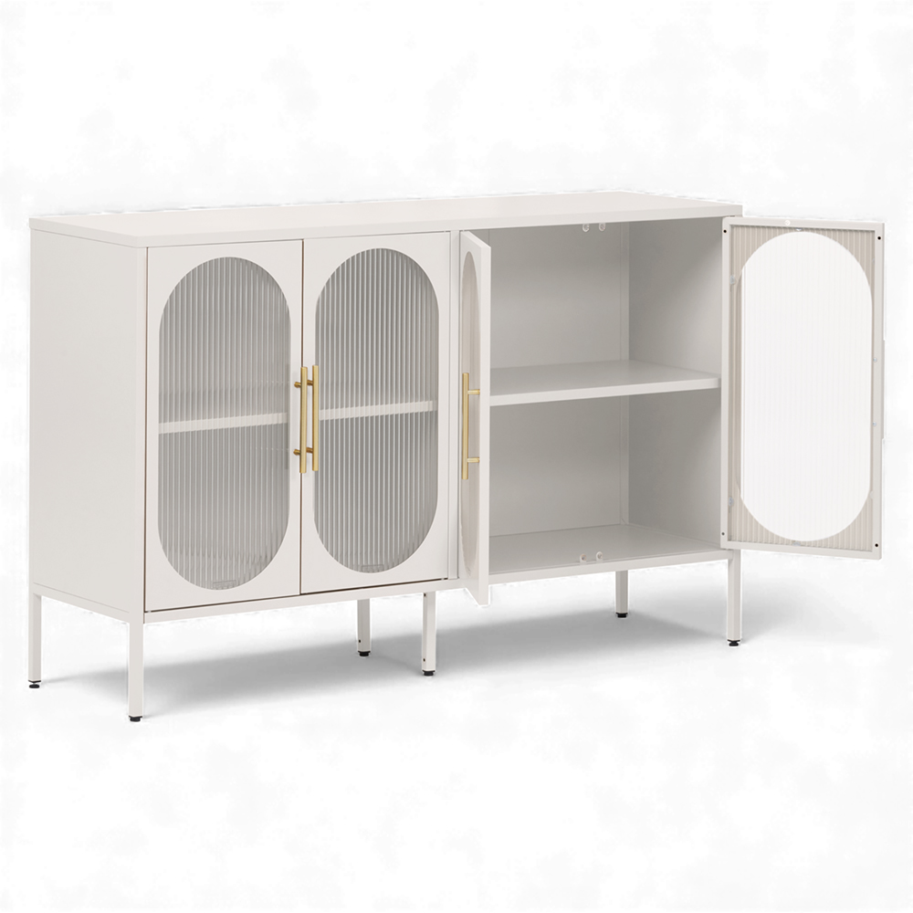 Nina 4 Glass Doors Cabinet - Image 6