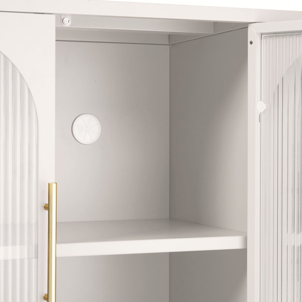 Nina 4 Glass Doors Cabinet - Image 12