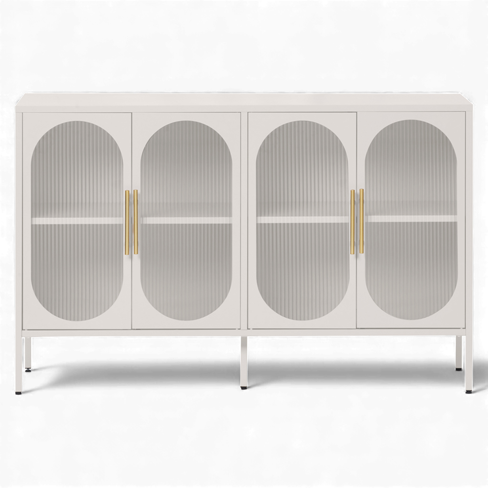 Nina 4 Glass Doors Cabinet - Image 3